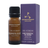 Aromatherapy Associates De-Stress, bouteille versement: rituel apaisant pour calmer l'esprit.