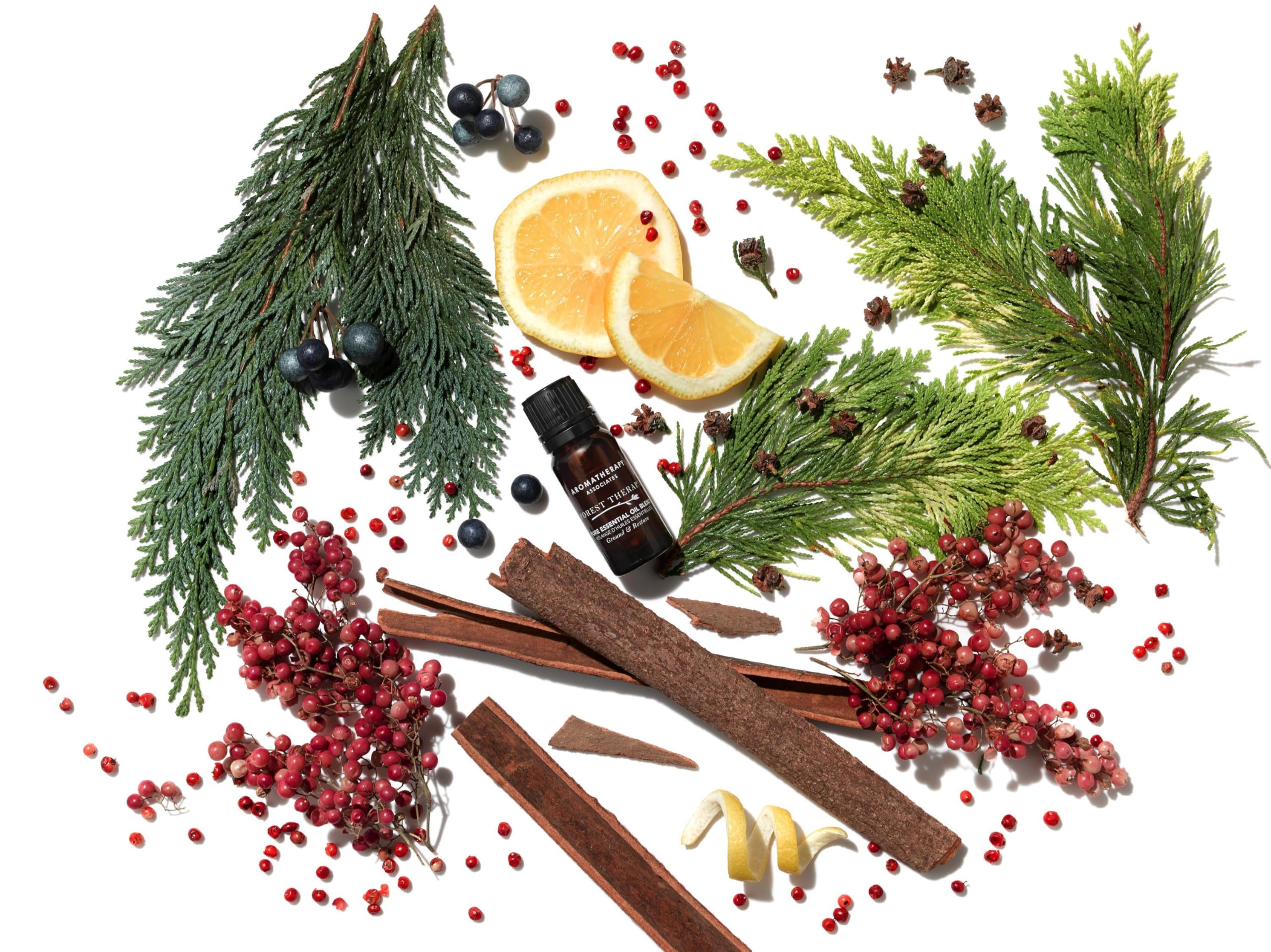 Aromatherapy Associates Thérapie forestière: emballage haut de gamme et étui élégant.