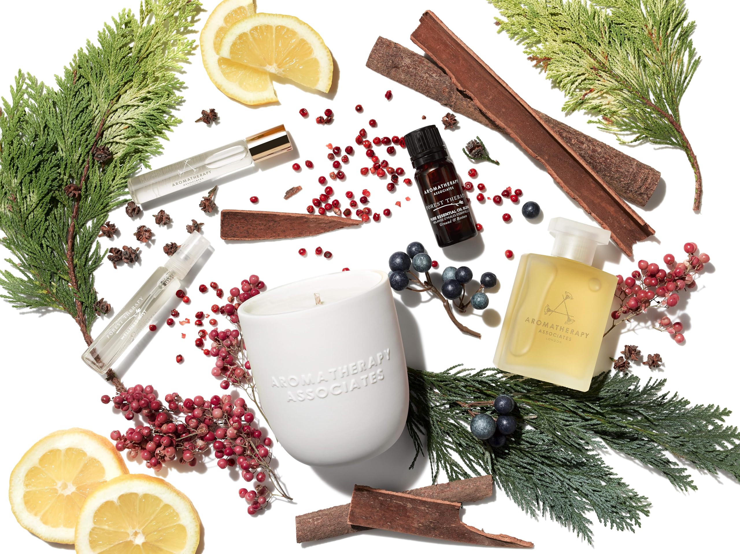 Aromatherapy Associates Thérapie forestière: fabrication artisanale à Londres, qualité premium.