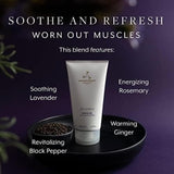 Aromatherapy Associates De-Stress Gel de massage, romarin pour une expérience aromatique apaisante