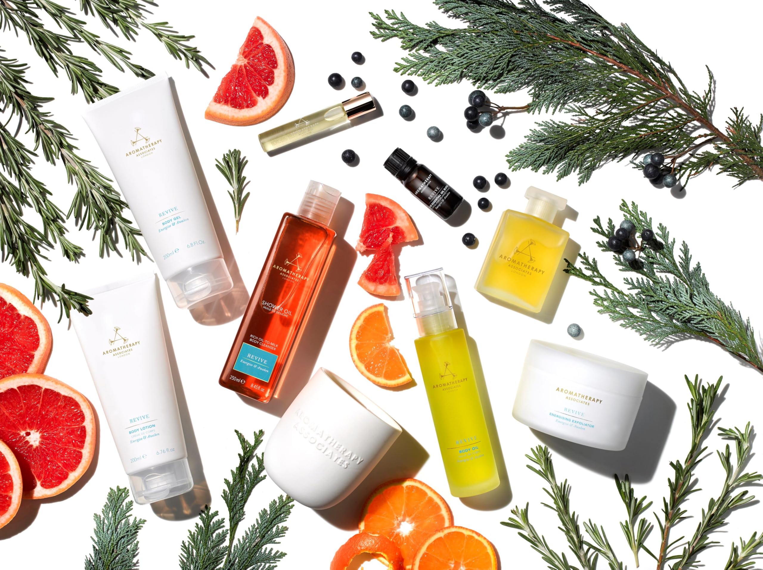 Revive d'Aromatherapy Associates : bain aromatique stimulant et sensoriel.