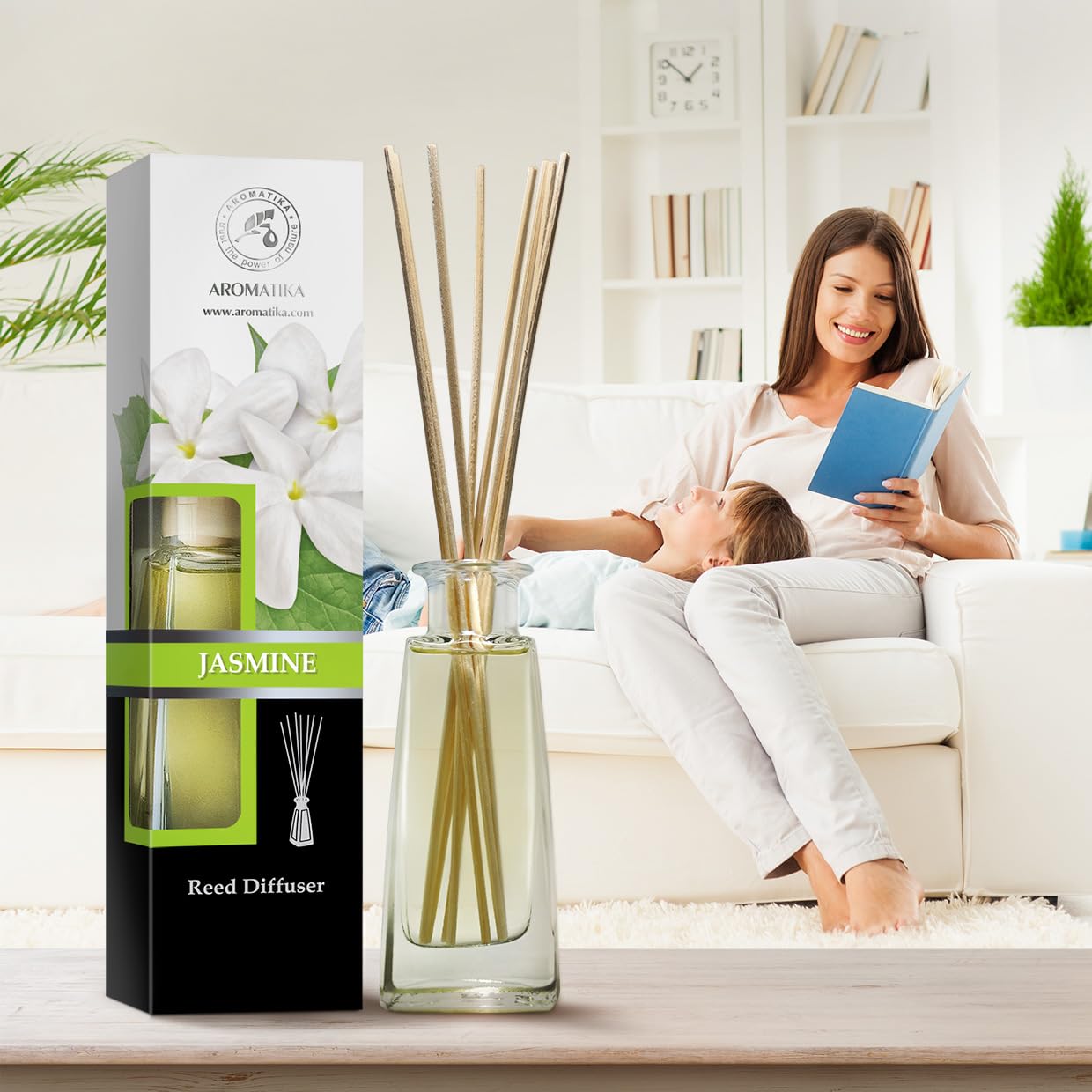 AROMATIKA Diffuseur Jasmine – emplacement idéal pour parfum discret