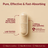 AROMAVITA Ashwagandha: qualité biologique certifiée sans additifs.
