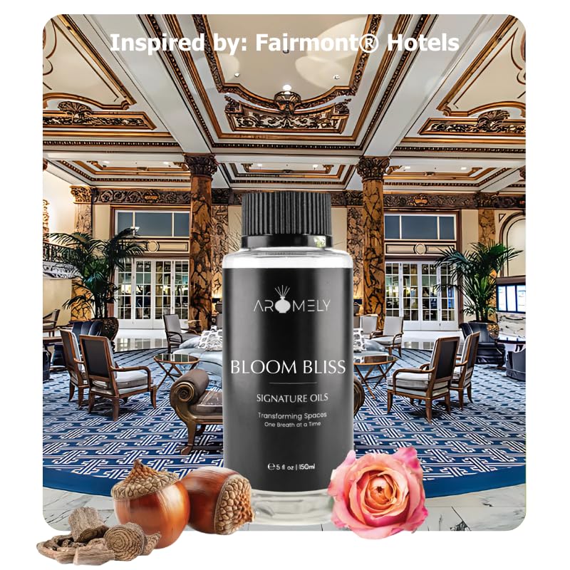 Aromely Bloom Bliss, diffusion-nano-brume: couvre votre espace avec une brume légère et durable.