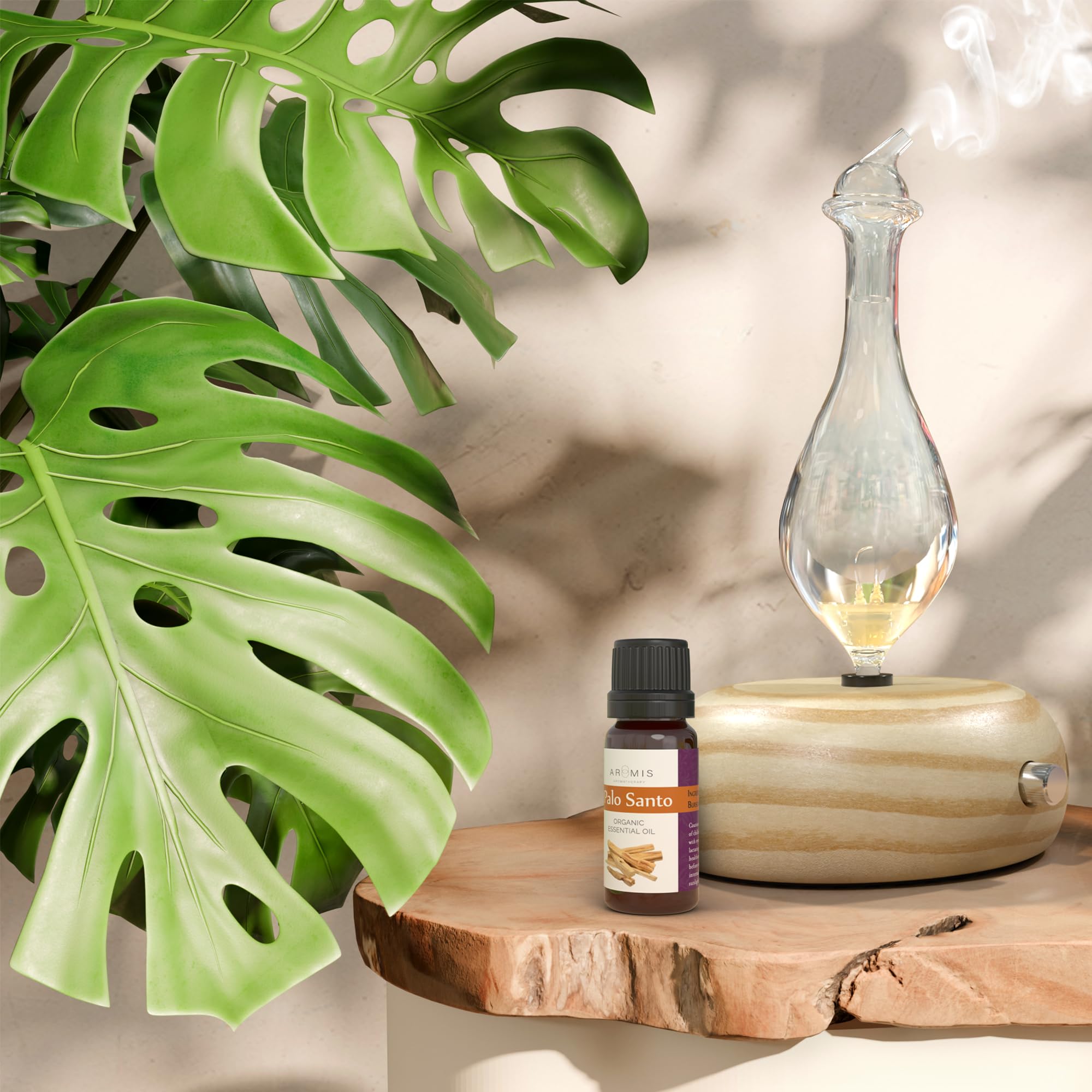 ArOmis huile Palo Santo pour méditation et yoga – effet calmant possible.