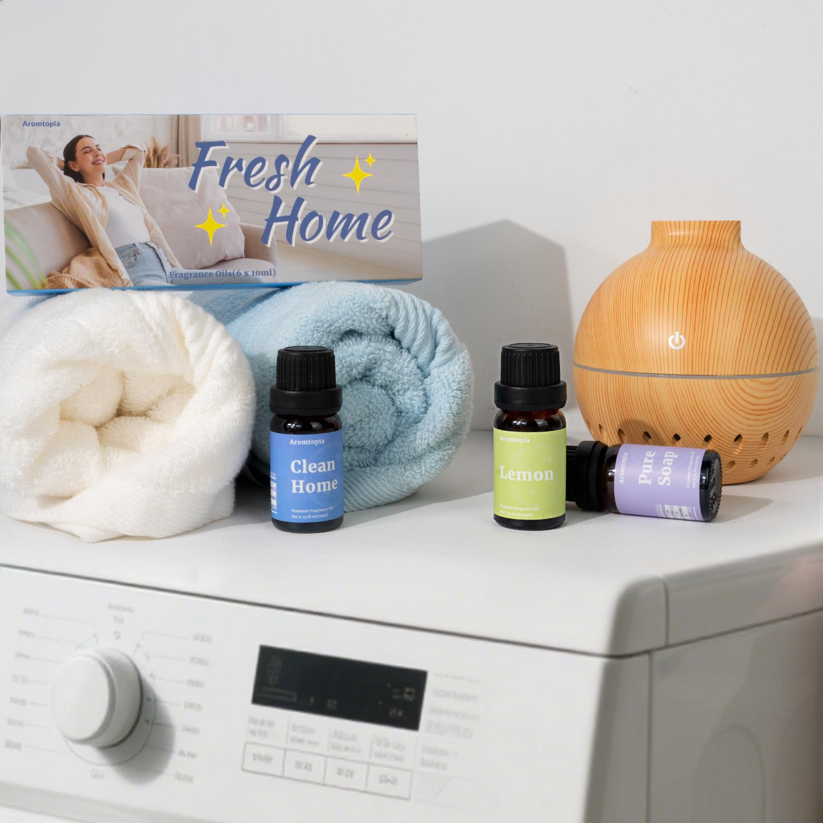 AROMTOPIA Diffuseur ensemble senteurs polyvalentes pour diffuseur et sprays.