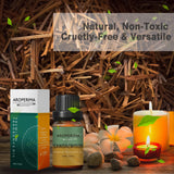 AROPERIMA bougie parfumée au bois de santal, artisanale