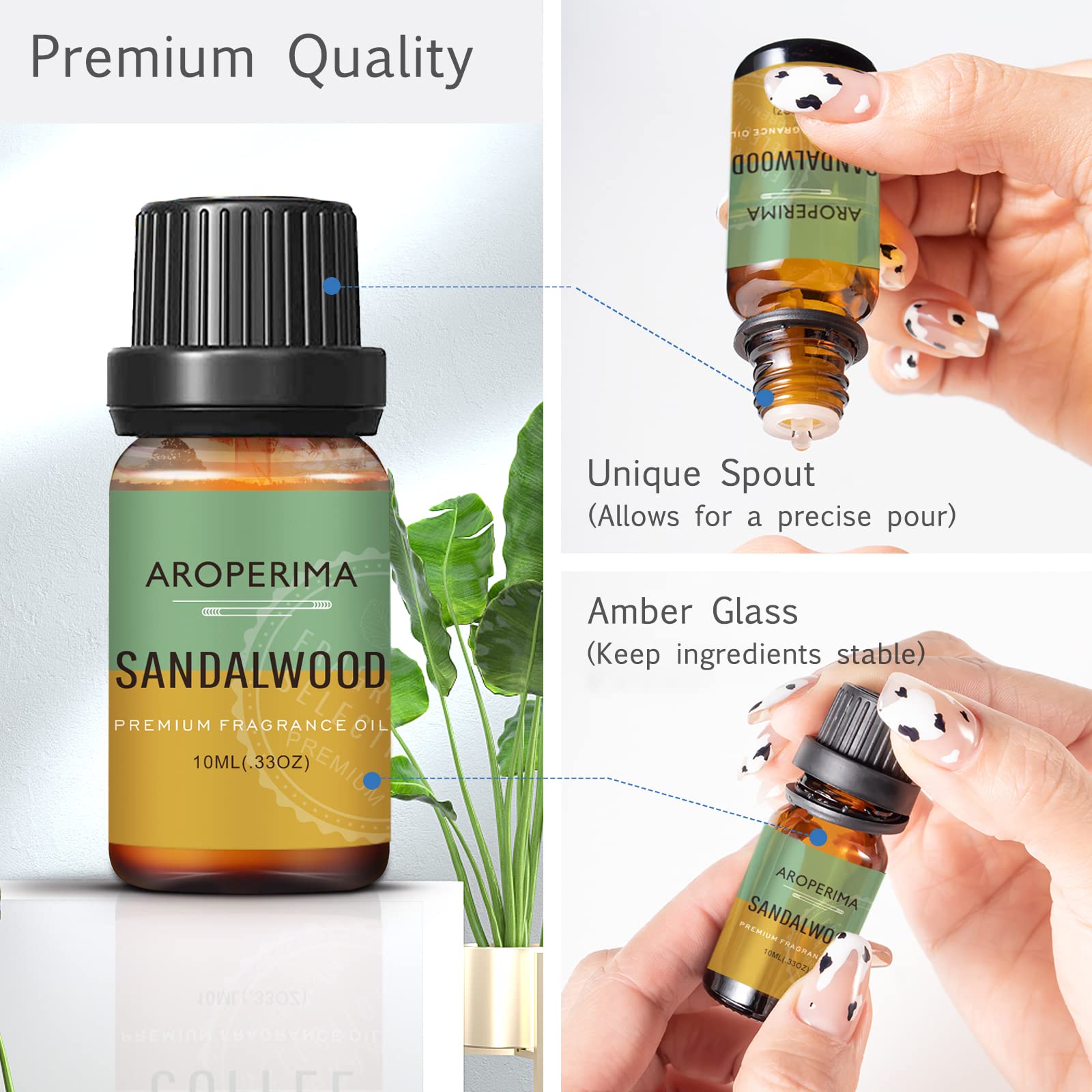 AROPERIMA savon et bain parfumés Bois de Santal