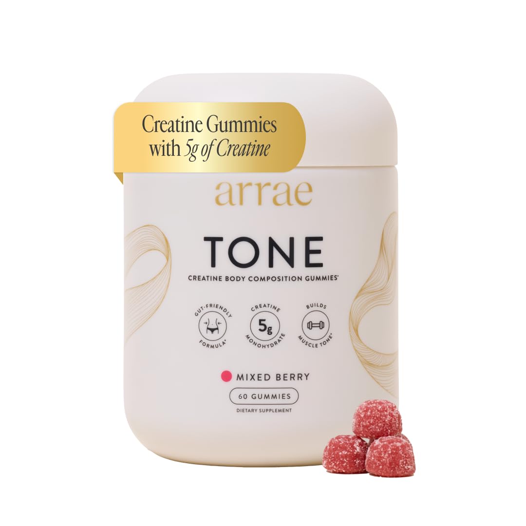 Arrae Tone Gommes dans l’emballage, soutien potentiel à la tonicité féminine.