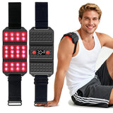 Arsoma, ceinture-lumière rouge-portable pour récupération musculaire à domicile.