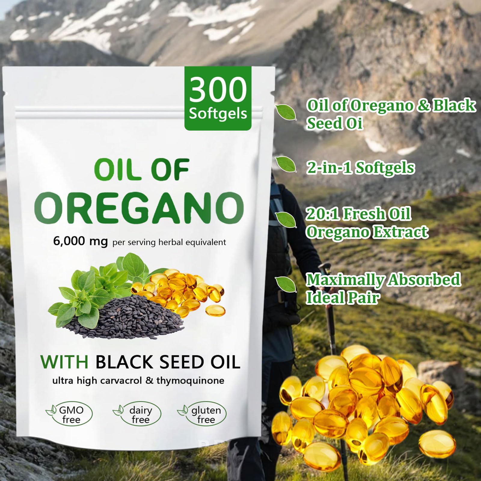 ARSYCHLL Étiquette bio sans OGM et sans gluten, transparence assurée.