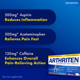Arthriten caplets - dose recommandée de deux caplets et facilité d'utilisation