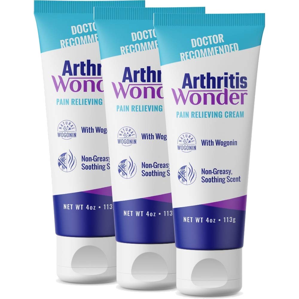 Flacon Arthritis Wonder crème 4 onces prêt à soulager les articulations.