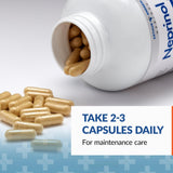 Capsules Neprinolafd résistantes à l’acide gastrique facilitant l’assimilation.