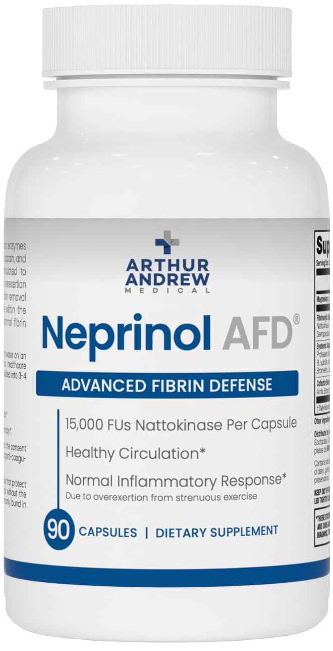 Arthur Andrew Medical Neprinolafd – bouteille de 90 gélules pour une routine quotidienne potentielle.