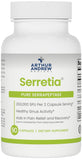 Serretia d'Arthur Andrew Medical, bouteille 90 gélules, soutien possible après effort.