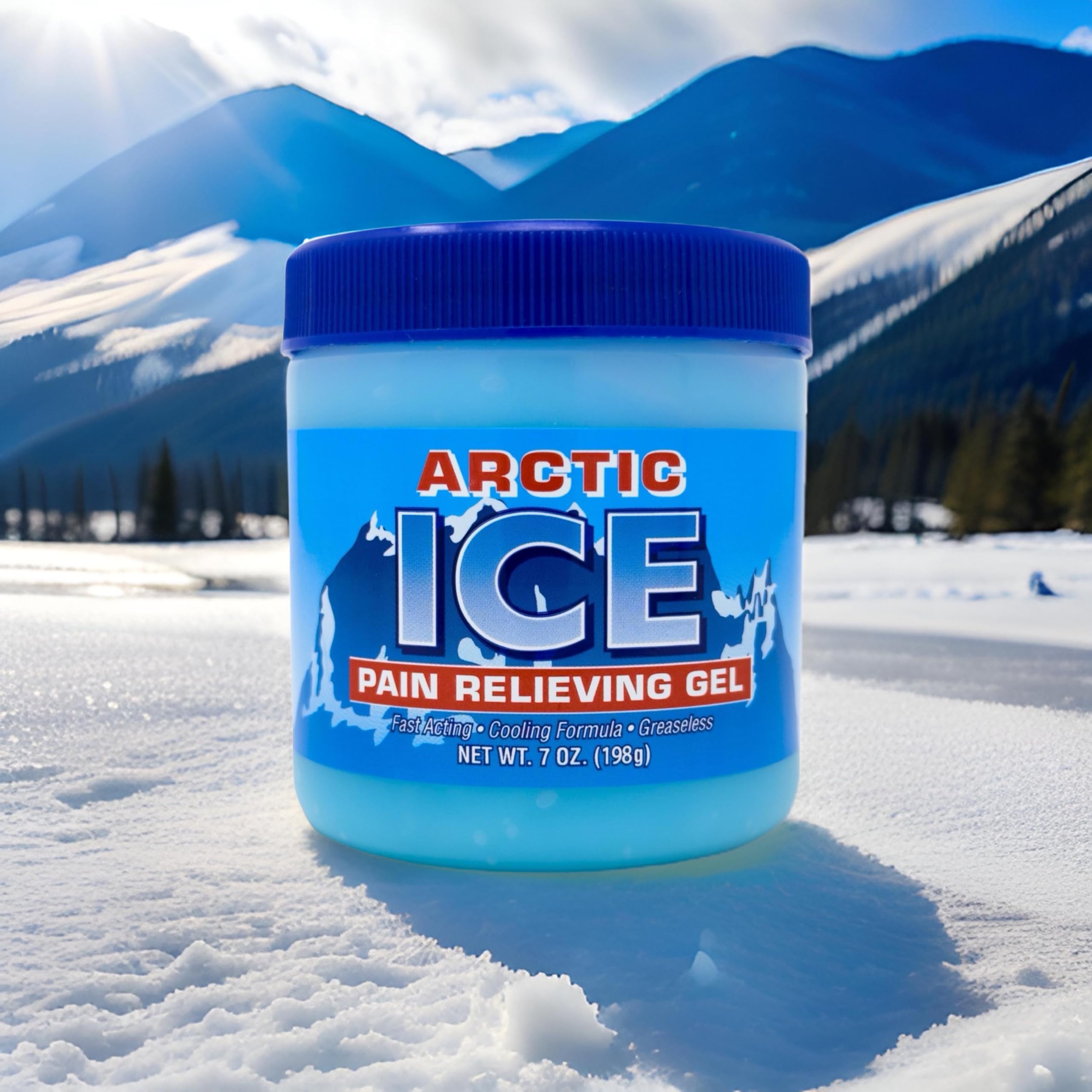 Artic Ice Gel menthol — application ciblée sur les zones douloureuses.