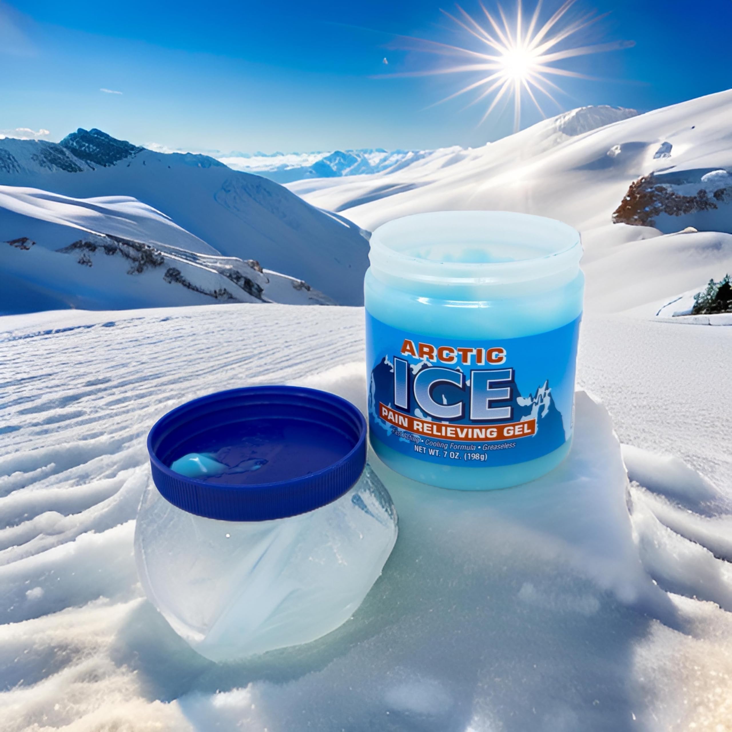 Artic Ice emballage 7 onces — format pratique pour usage à domicile.