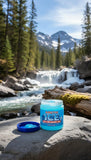 Artic Ice Texture gel menthol bleu — texture légère pour le massage.
