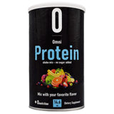 Boite emballage Omni Protein Shake non parfumee, facile a transporter.