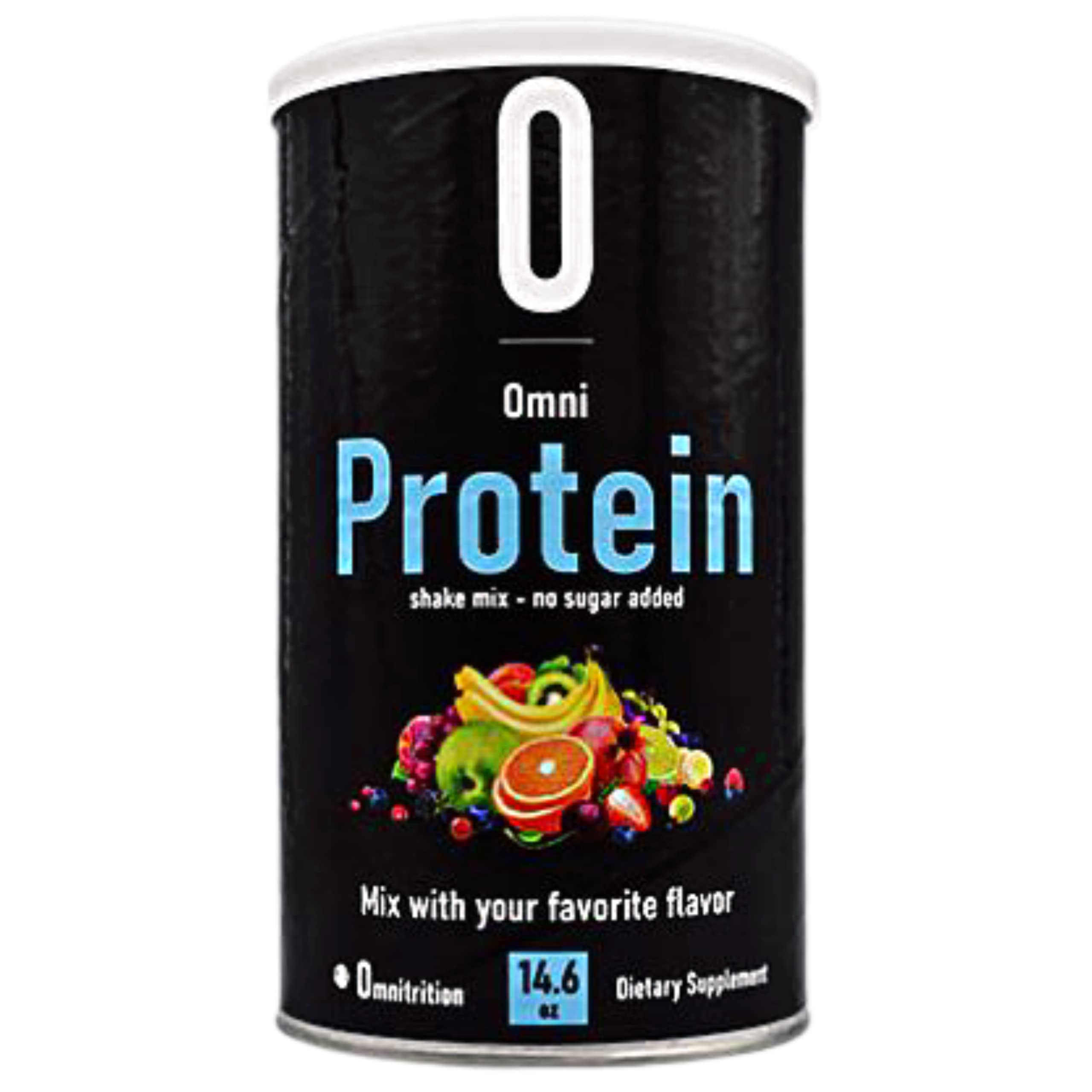 Omni Protein Shake d'Artist Unknown, poudre non parfumee, ideale pour demarrer la journee.