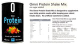 Omni Protein Shake avec proteines pois et whey, utile apres l'entrainement.