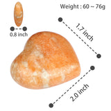 artistone cœur cristal orange calcite déco, ajoute une touche spirituelle et rassurante.