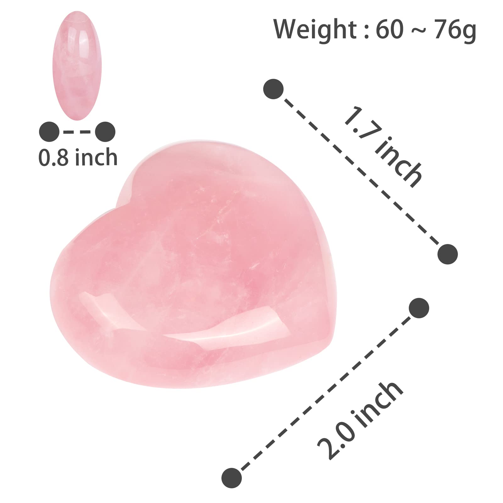 Artistone objet méditation quartz rose, favorise calme mental et énergie.
