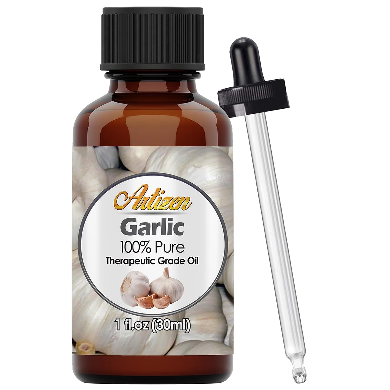 Artizen ail huile, bouteille avec pipette, dosage précis pour mélanges.