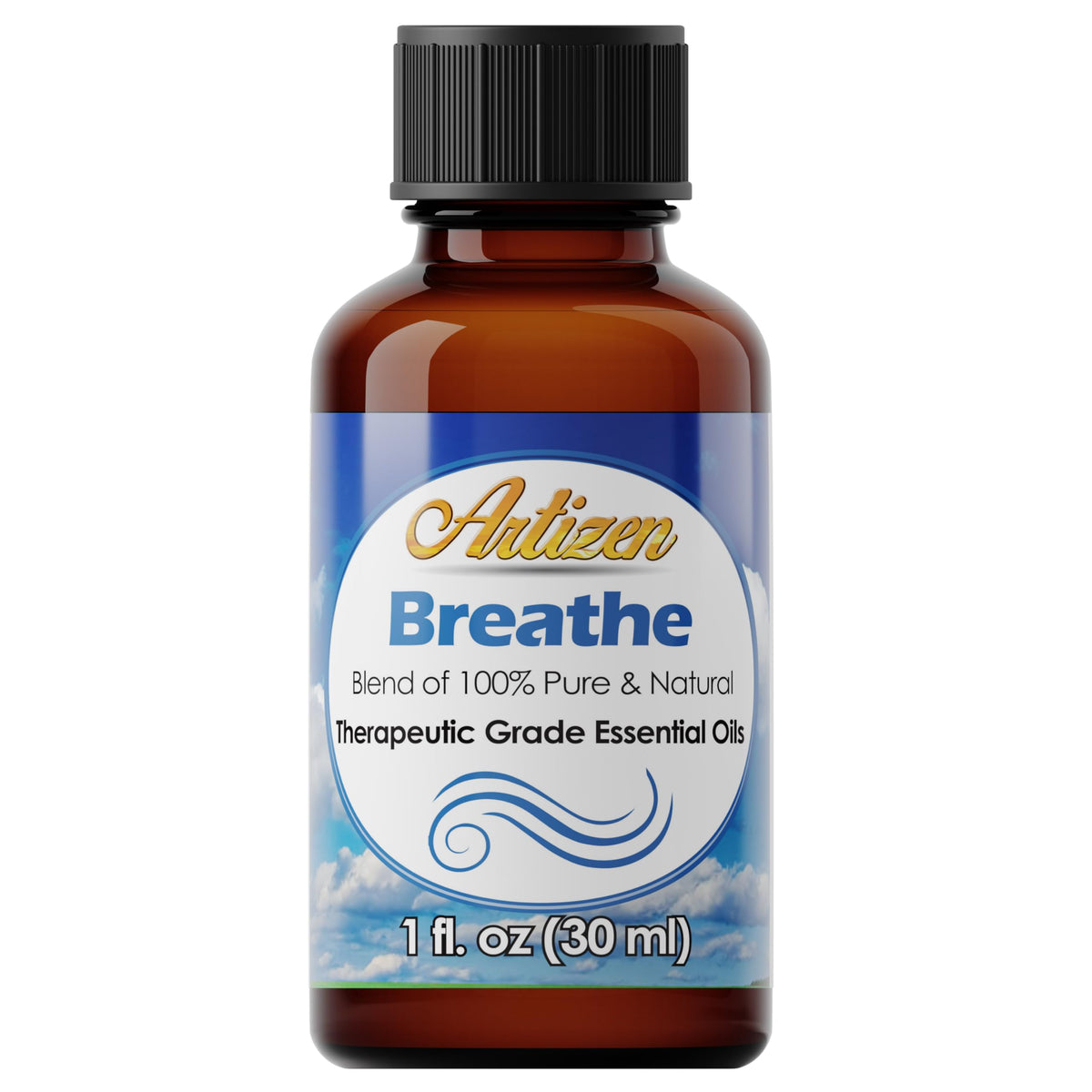 Artizen Breathe: bouteille d'huile pure prête pour l'aromathérapie et les diffuseurs.