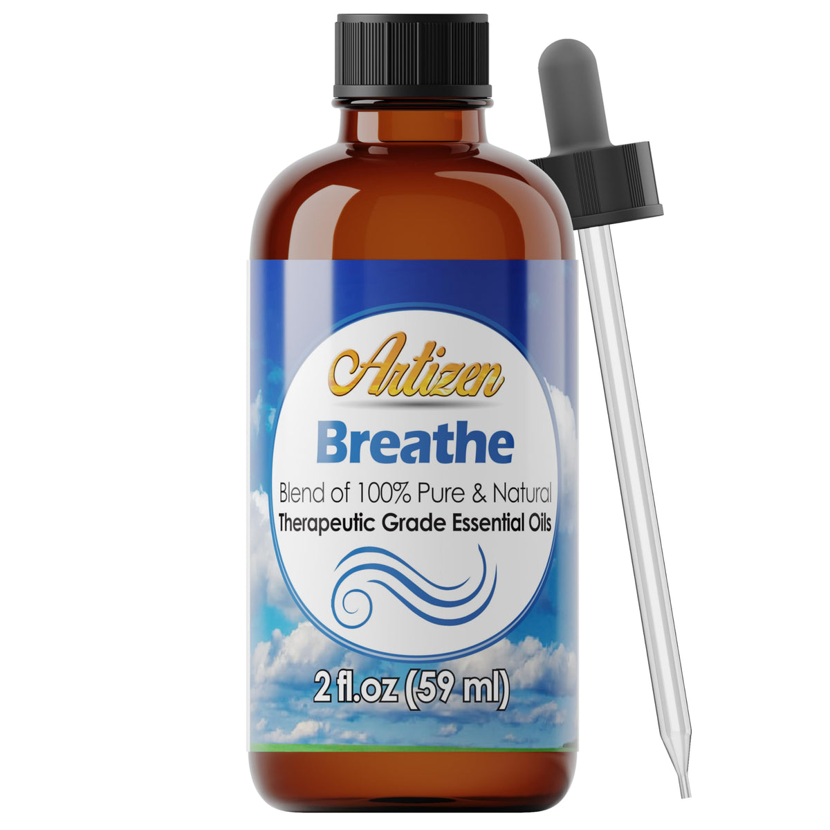Artizen Breathe, bouteille-pipette: diffusion précise pour une ambiance hivernale réconfortante.