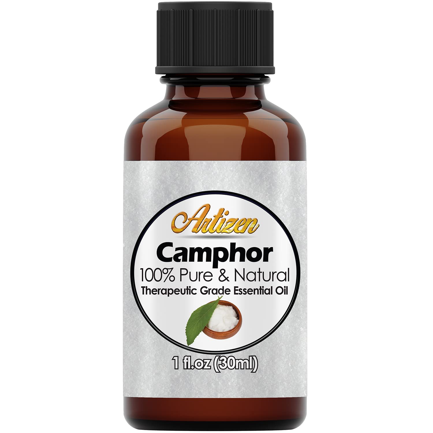 Artizen camphre huile essentielle bouteille 30 ml pour aromathérapie apaisante et pure