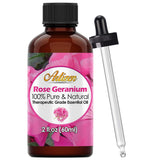 Artizen Géranium Rosat – Bouteille en verre ambré pour conservation optimale.