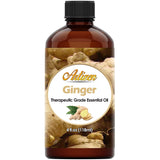 Artizen huile essentielle de gingembre, flacon ambré UV protégé, diffusion aromatique durable.