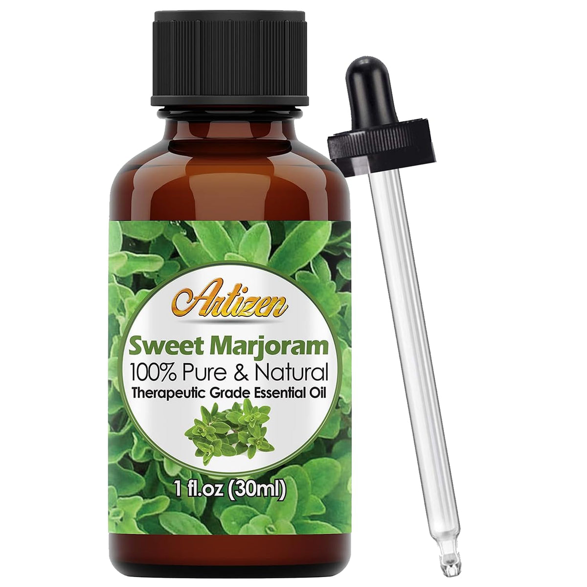 Artizen huile marjolaine – bouteille 30 ml, pure et naturelle prête à l’emploi.