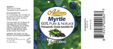 Artizen huile de myrte avec compte-gouttes, dosage précis pour routines aromatiques.