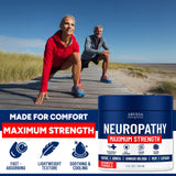 Effet rafraîchissant de la Crème Neuropathie Arvesa à l’application