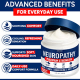 Texture non graissante de la Crème Neuropathie Arvesa, absorption rapide