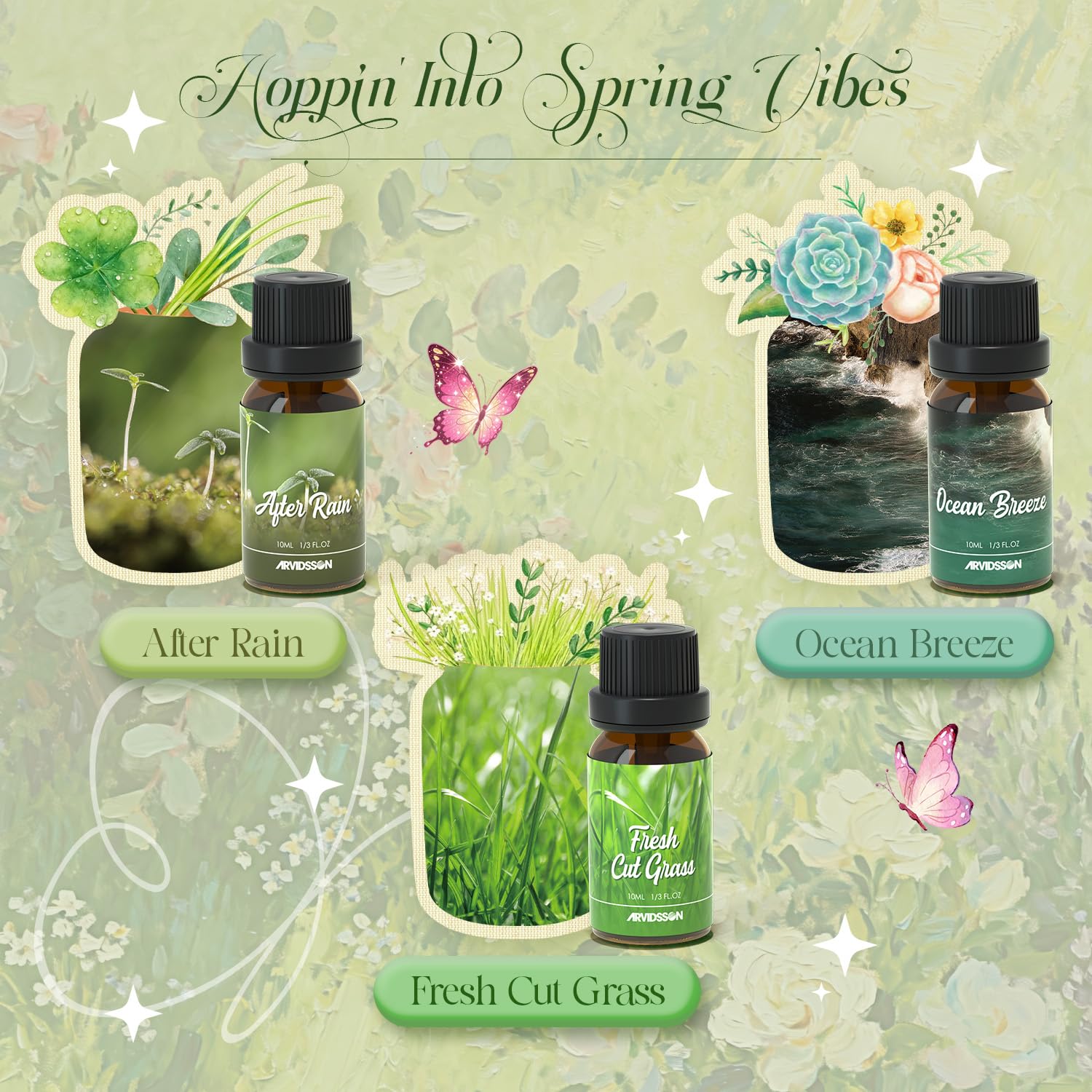 ARVIDSSON Coffret Printemps parfait comme cadeau parfumé et polyvalent.