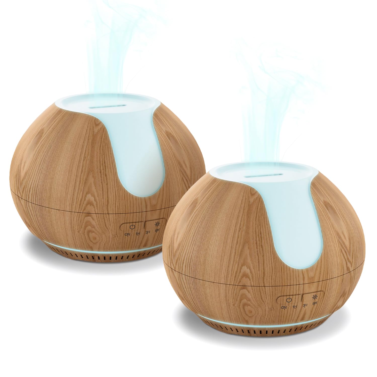 ARVIDSSON diffuseur huiles ensemble 2-pack bois grain, ambiance spa à domicile