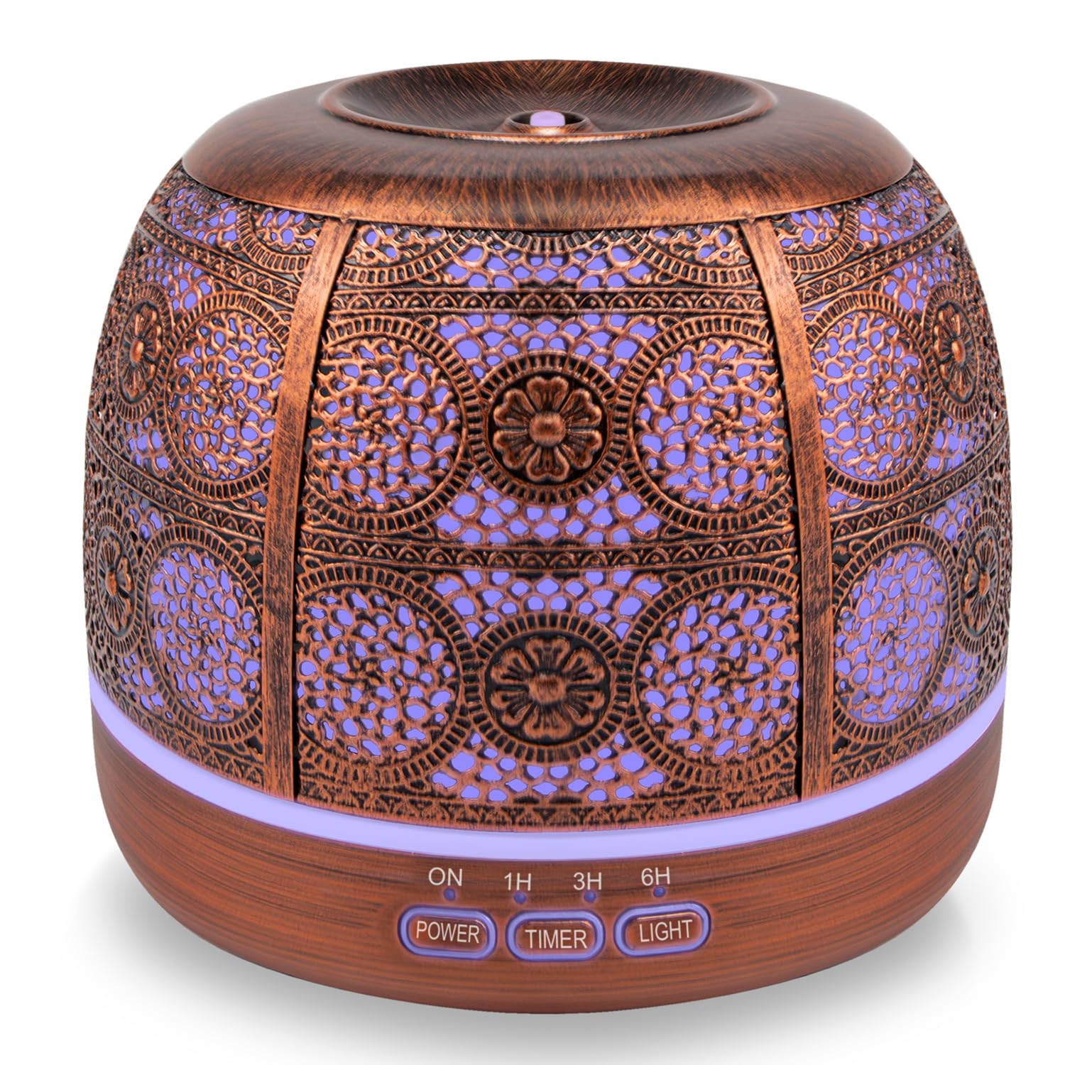 ARVIDSSON diffuseur huiles essentielles 500ml en métal, ambiance élégante pour salon.