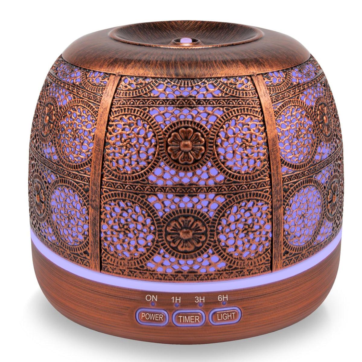 ARVIDSSON diffuseur huiles essentielles 500ml en métal, ambiance élégante pour salon.
