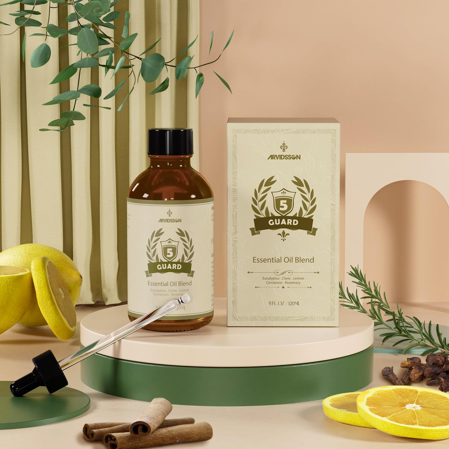 ARVIDSSON Five Guard : spray nettoyage maison pour neutraliser les odeurs.