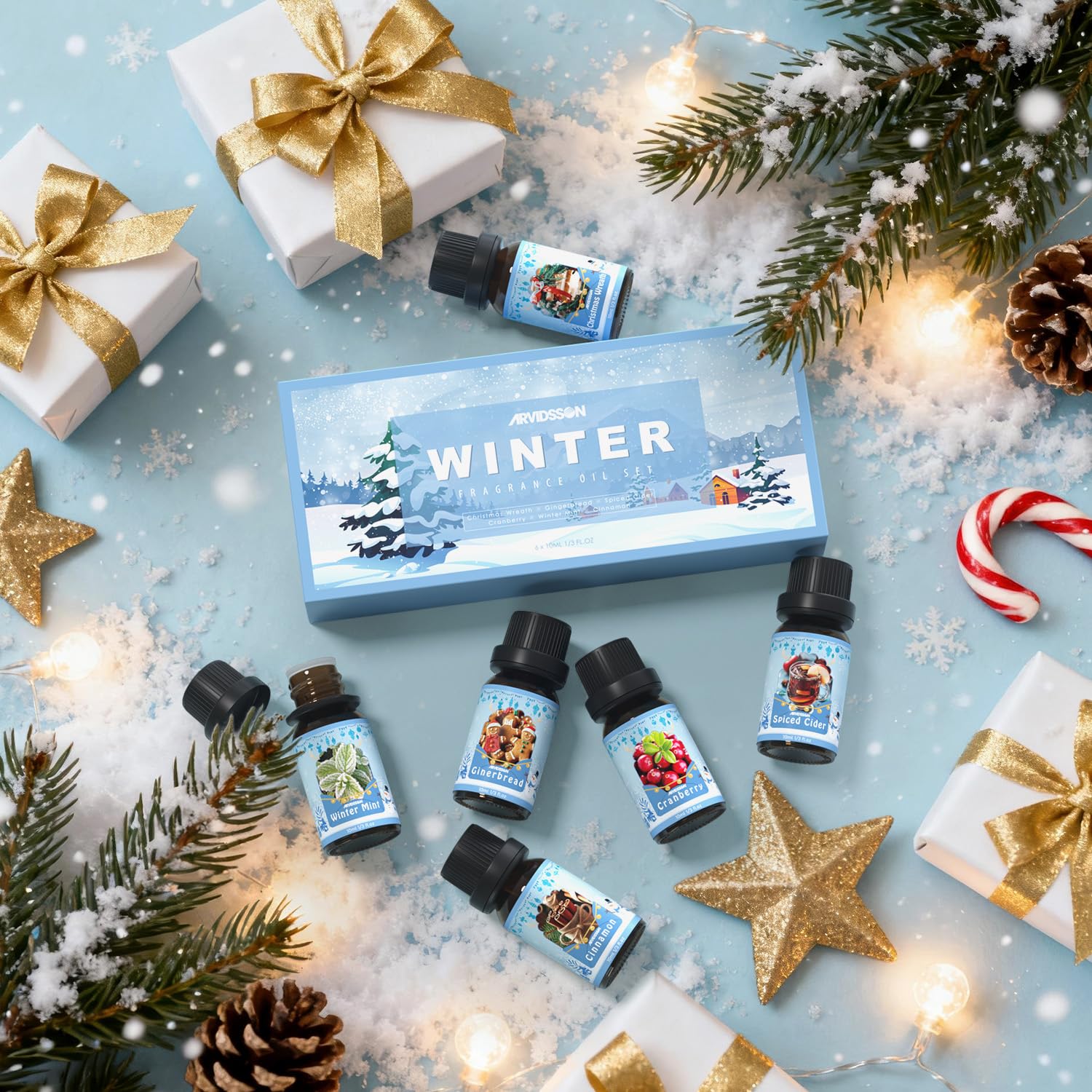 ARVIDSSON diffuseur hiver canneberge parfume l’air avec une touche festive.