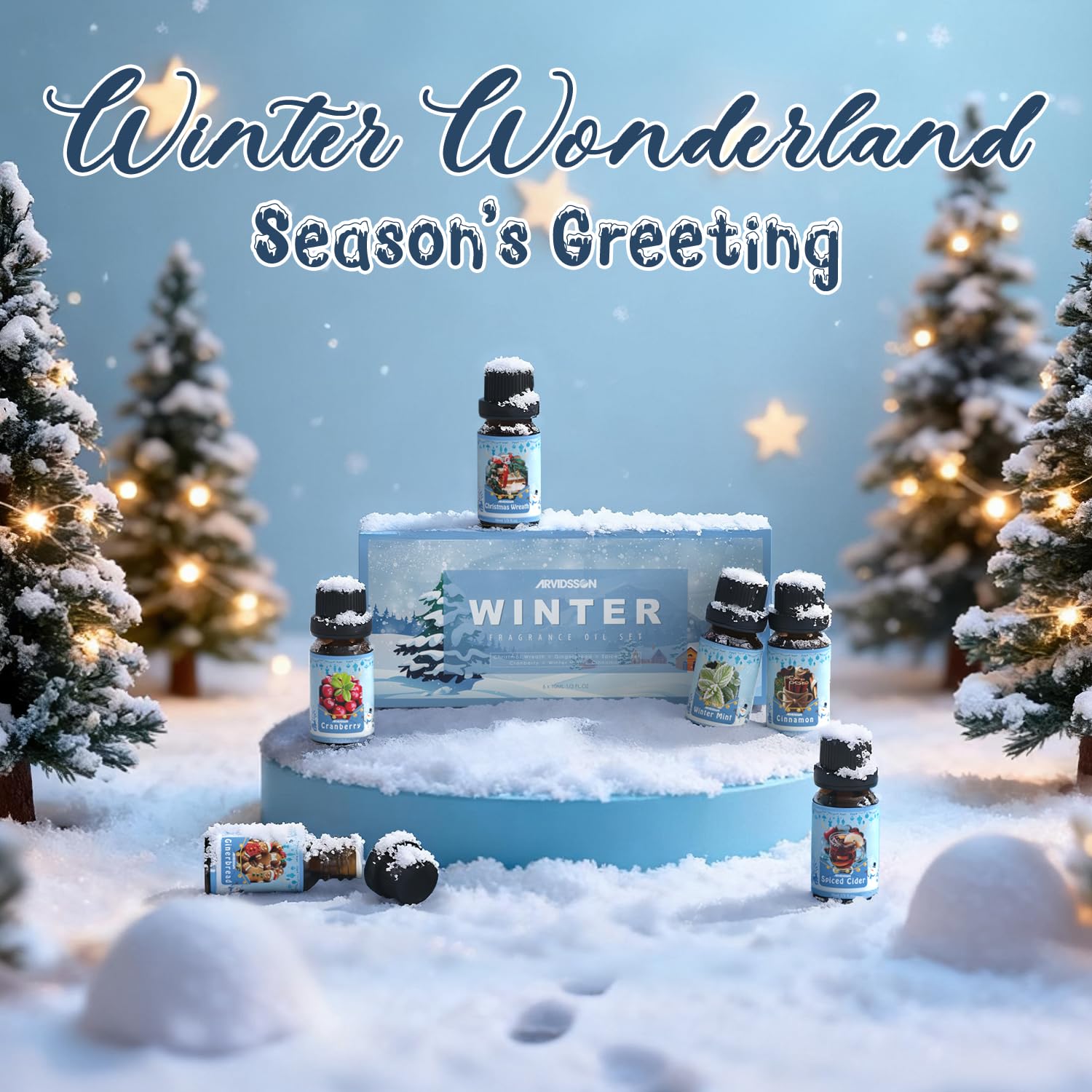 ARVIDSSON diffuseur hiver guirlande-noel crée une atmosphère festive dans votre espace.