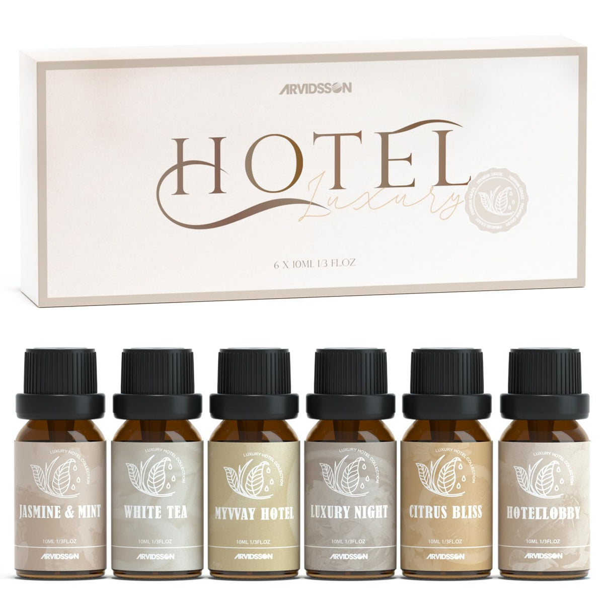 ARVIDSSON huiles-diffuseur hotel-lobby-bouteille : ambiance chic et raffinée dans votre espace.