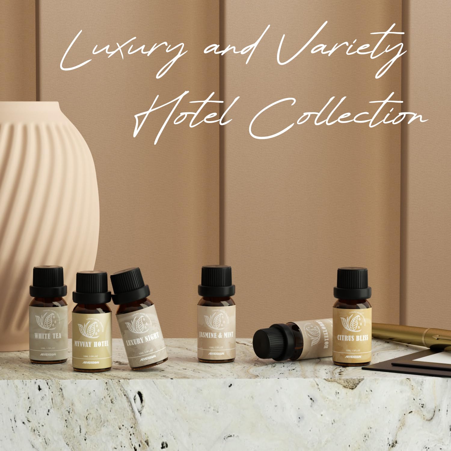 ARVIDSSON M-Way bouteille: parfum polyvalent pour diffusion longue et ambiance premium.