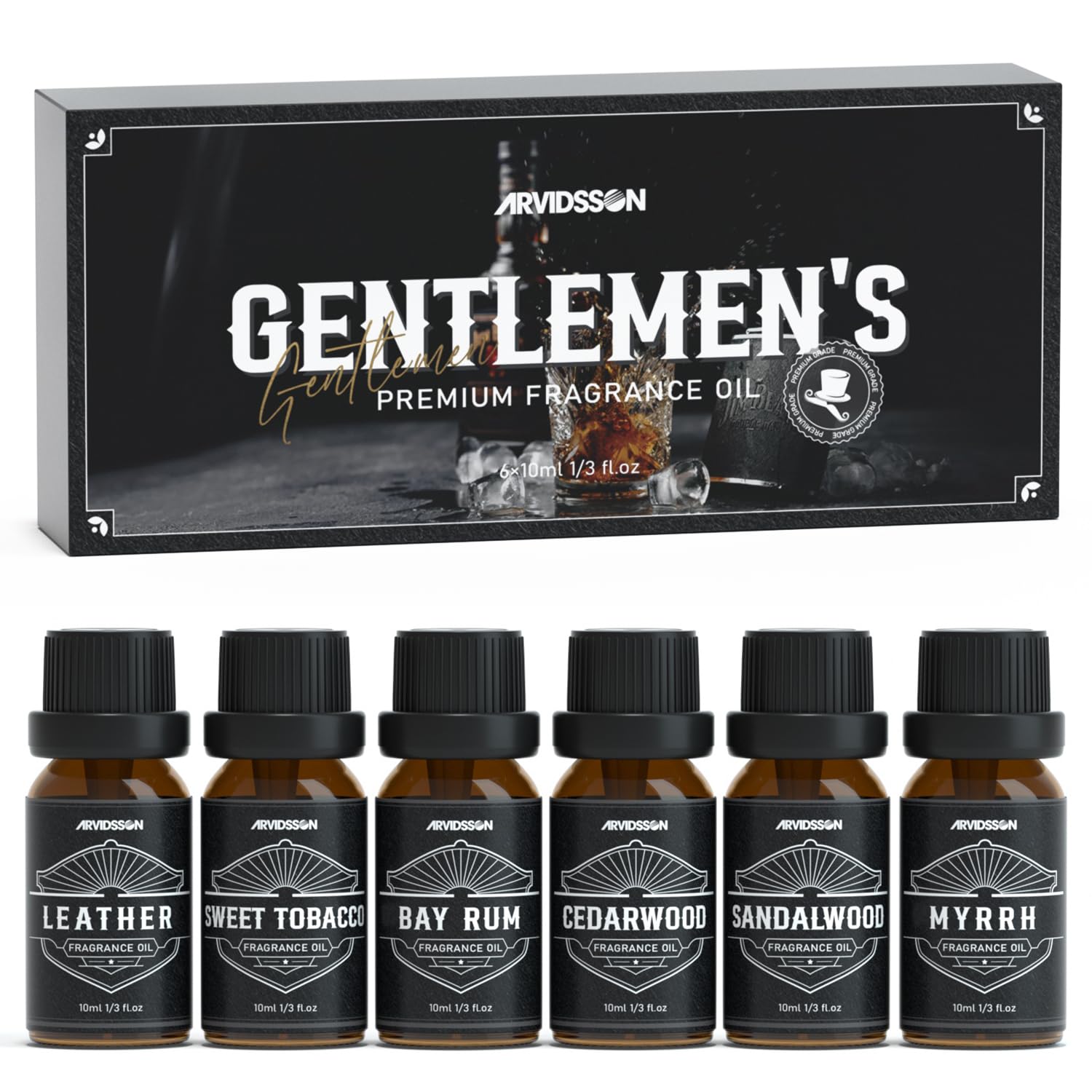 ARVIDSSON huiles masculines Santal et bois pour diffusion et ambiance chaleureuse.