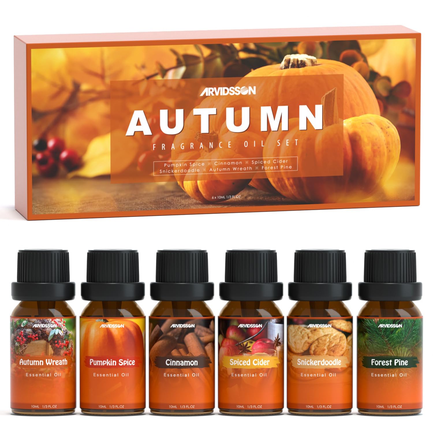ARVIDSSON boîte cadeau huiles parfum automne prête à offrir