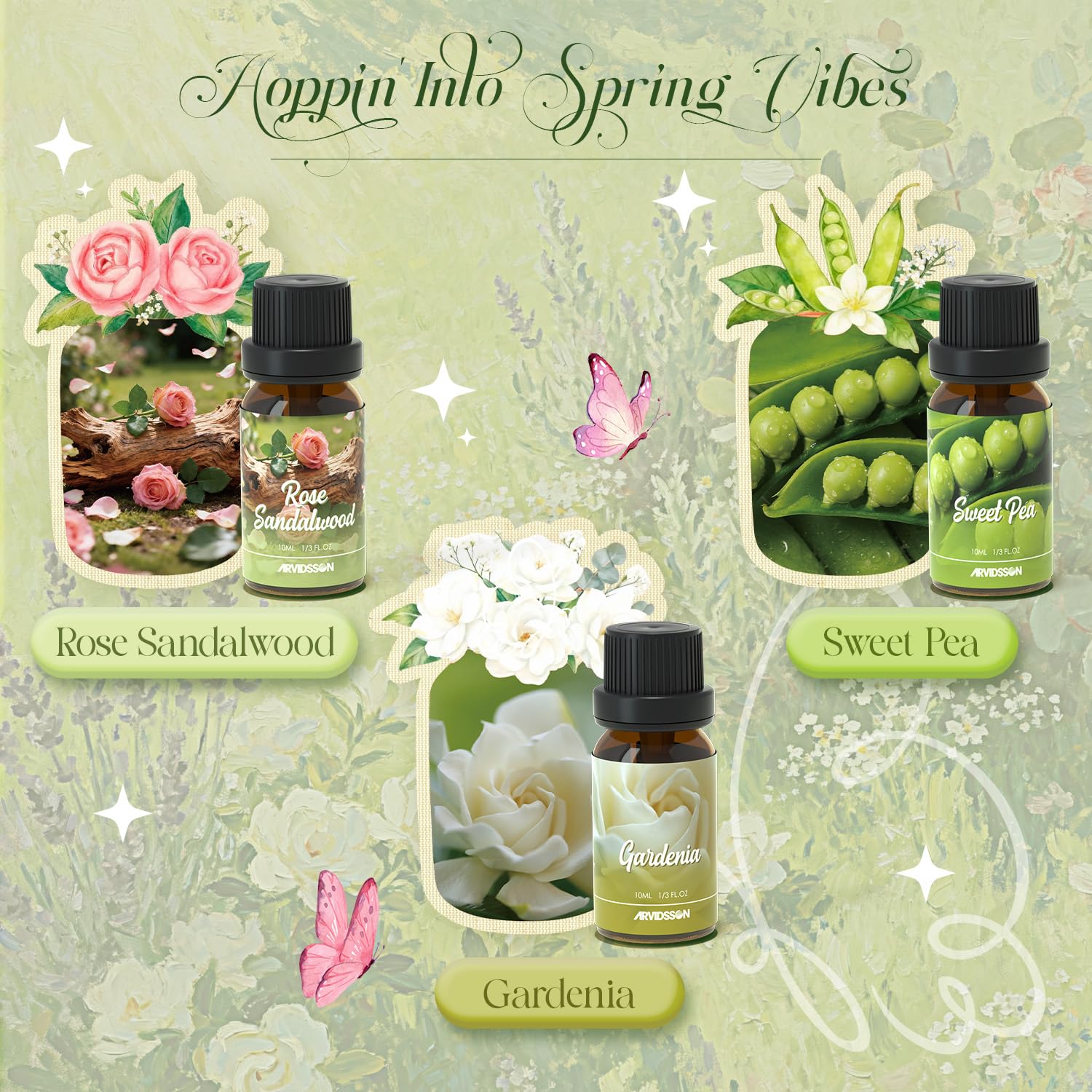 ARVIDSSON Note florale Printemps pour une ambiance apaisante.